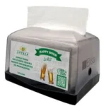 DISPENSER PARA GUARDANAPO - PRETO/FUME - ELISA