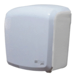 DISPENSER PARA PAPEL HIG ROLÃO BRANCO C/ CRISTAL - ELISA PLUS