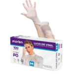 LUVA DE VINIL PROCEDIMENTO M S/PO CX C/100 UND