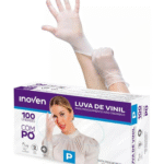LUVA DE VINIL PROCEDIMENTO P S/PO CX C/100 UND